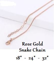 Rose Gold Snake Chain